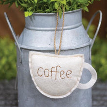 Load image into Gallery viewer, Felt Coffee Ornament
