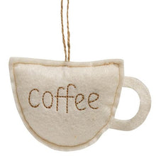 Load image into Gallery viewer, Felt Coffee Ornament