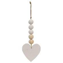 Load image into Gallery viewer, Beaded Heart Ornament