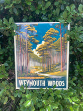 Load image into Gallery viewer, Weymouth Woods Travel Poster