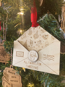 Christmas Wish List Ornament