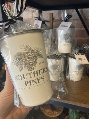 Southern Pines Engraved Pint Cup