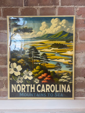North Carolina Travel Poster