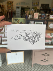NC Wildflower Postcard