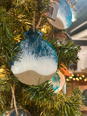 Resin Round Ornament