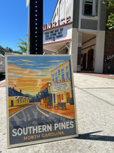 Load image into Gallery viewer, Downtown Southern Pines Travel Poster