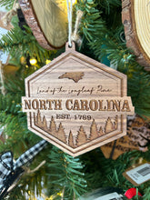 Load image into Gallery viewer, Land of the Longleaf Pine Ornament