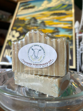 Cranberry Pomegranate Fig Goat Milk Soap
