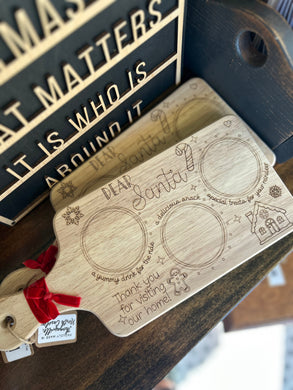 Engraved Santa Tray