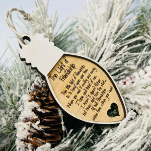 Light of Friendship Ornament