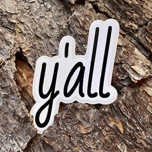 Yall Sticker