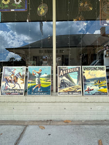 Whispering Pines Travel Poster