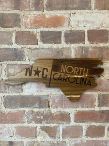 NC Shaped Engraved Board