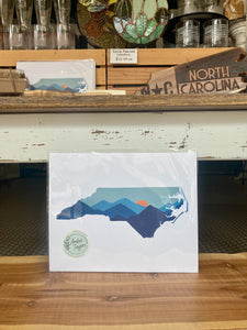 NC Mountains Art Print