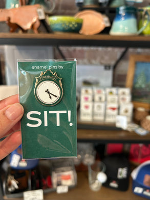 Pinehurst Clock Enamel Pin