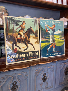 Southern Pines Travel Poster