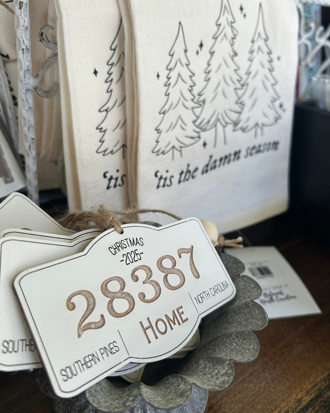 Southern Pines Zip Code Ornament