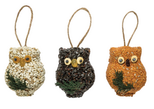 Load image into Gallery viewer, Birdseed Owl Set - Pack of 3