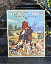 Load image into Gallery viewer, Blessing of the Hounds Travel Poster