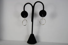 Load image into Gallery viewer, Sterling Silver Medium Circle Earrings