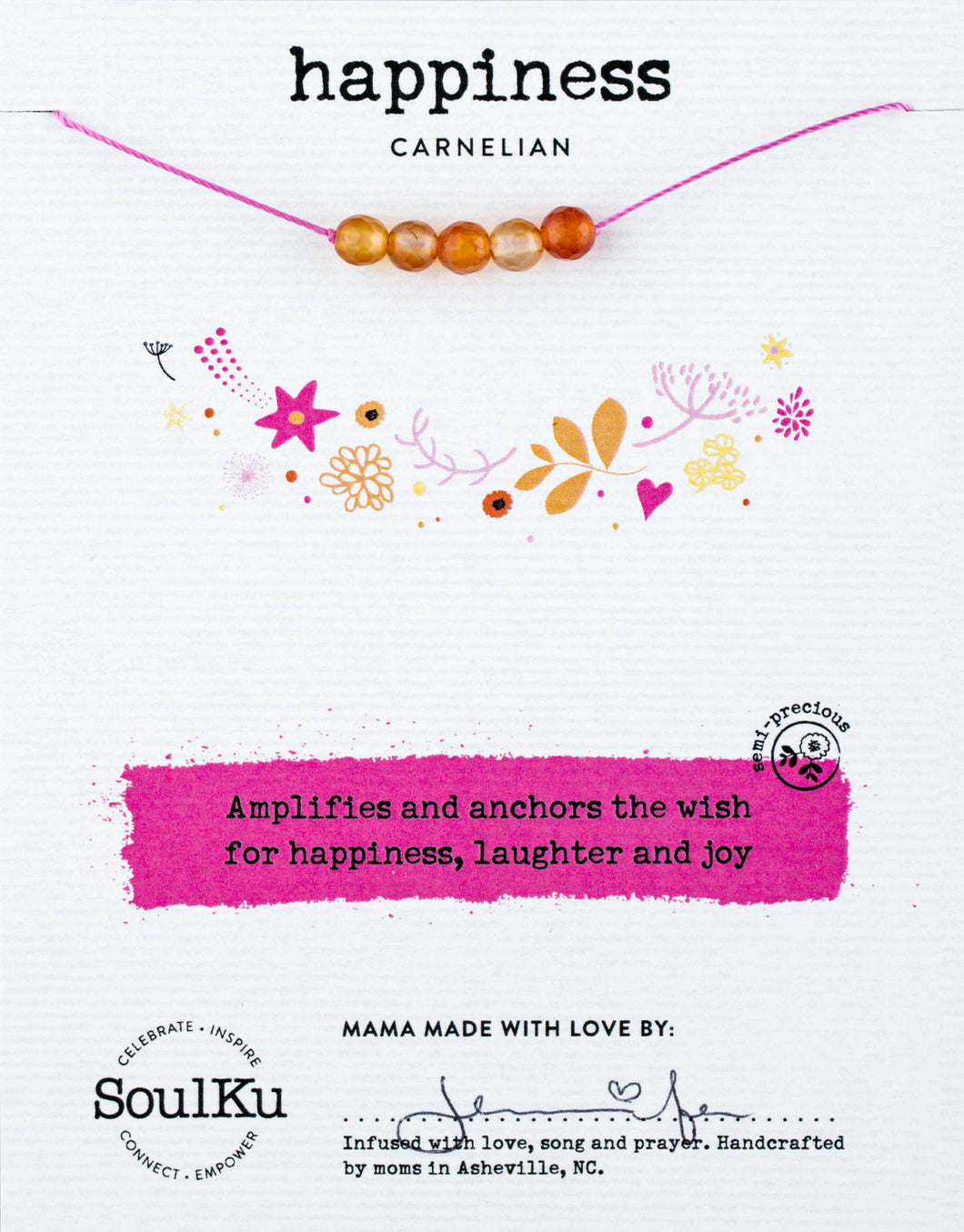 Happiness Mantra Necklace