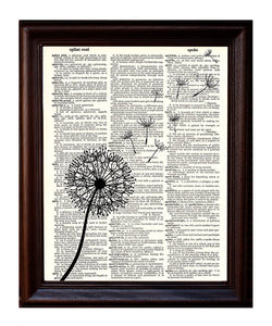 Dandelion Dictionary Print