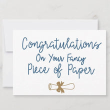 Load image into Gallery viewer, Piece Of Paper Graduation Card