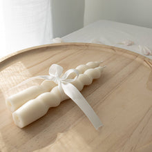 Load image into Gallery viewer, Twisted Taper Candles - Set of 2