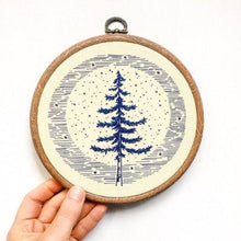 Load image into Gallery viewer, Moonlight Pine DIY Embroidery Kit