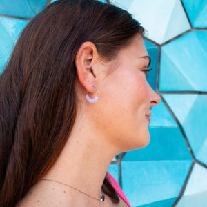 Find Your Bliss Wisteria Mantra Hoops