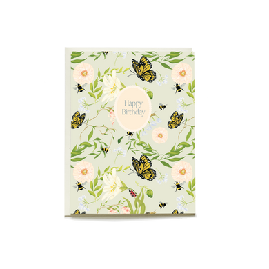 Pollinator Birthday Greeting Card