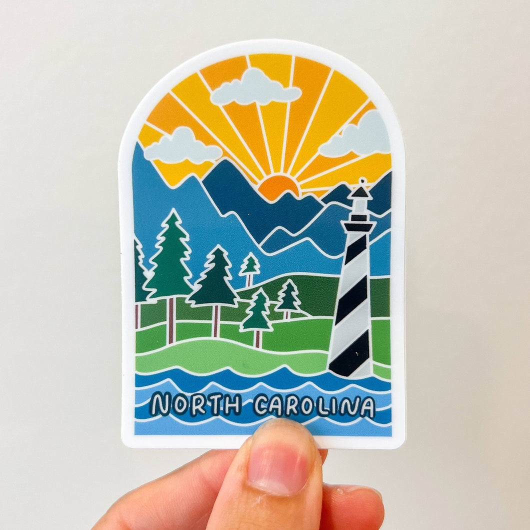 North Carolina Arch Sticker