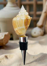Load image into Gallery viewer, Natural Spiral Conch Wine Stopper
