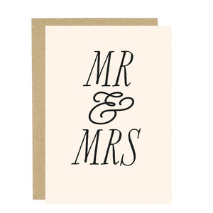 Mr and Mrs Card