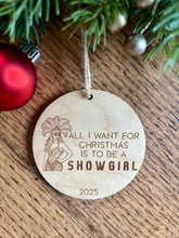 Load image into Gallery viewer, Showgirl Christmas Ornament