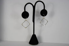 Load image into Gallery viewer, Sterling Silver Earrings Medium Square