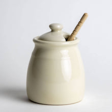 Load image into Gallery viewer, Ceramic Pinecone Honey Pot w Dipper