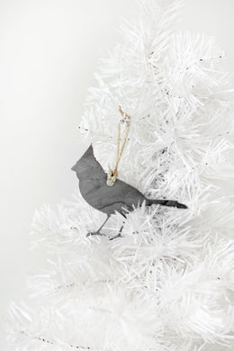 Metal Cardinal Tree Ornament