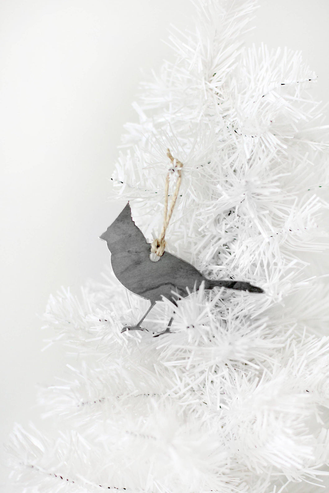 Metal Cardinal Tree Ornament