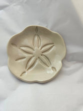 Load image into Gallery viewer, Ceramic Sand Dollar Trinket Dish