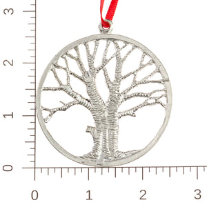 Pewter Tree of Life Ornament