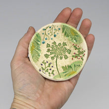 Load image into Gallery viewer, Ceramic Pressed Flower Trinket Dish