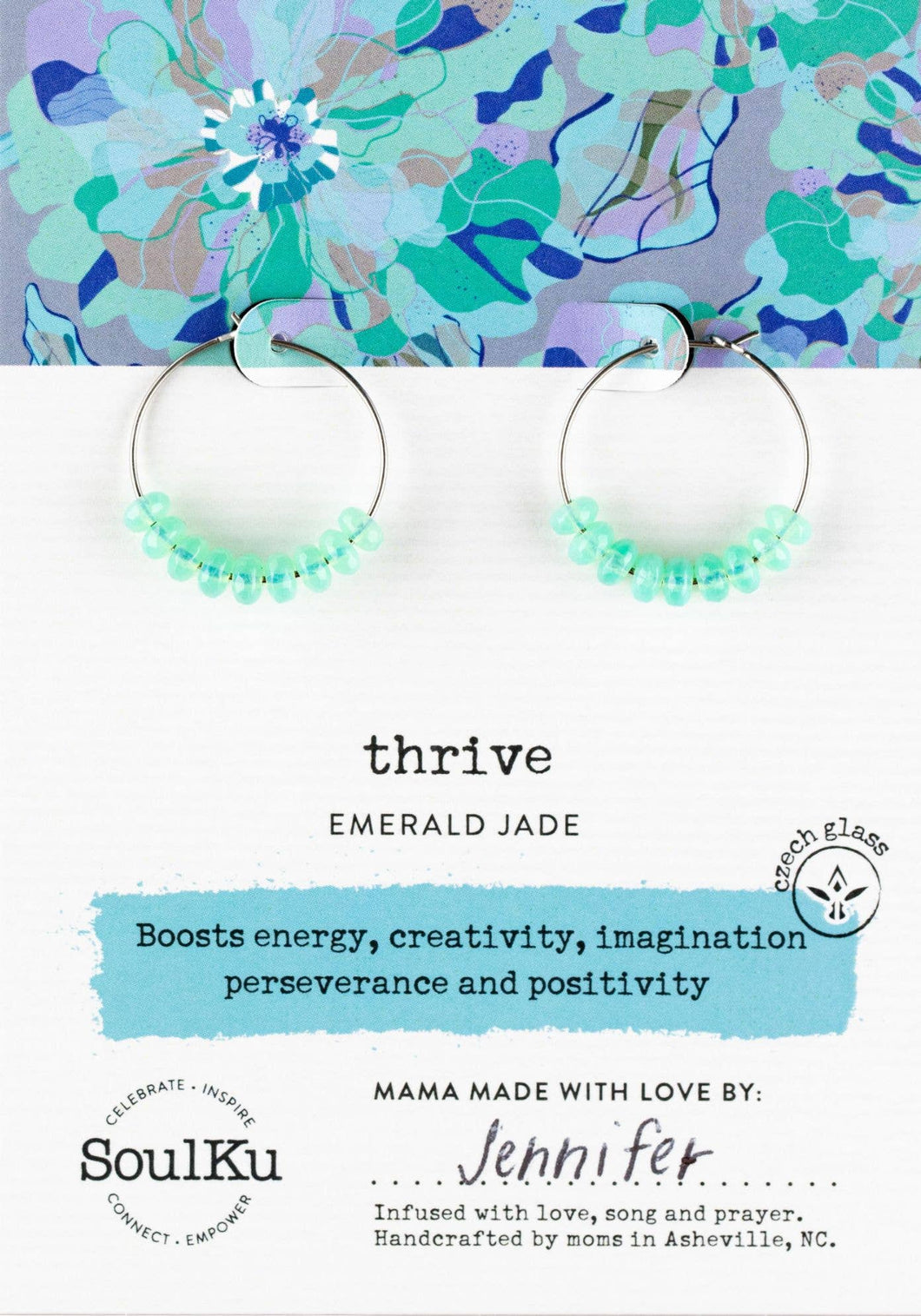 Thrive Mantra Earrings