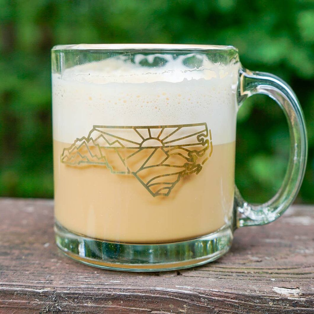 NC Glass Coffee Mug