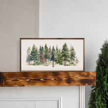 Load image into Gallery viewer, Watercolor Pines Forest