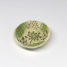 Load image into Gallery viewer, Ceramic Pressed Flower Trinket Dish