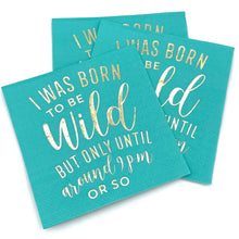 Load image into Gallery viewer, Born to Be Wild Cocktail Napkins