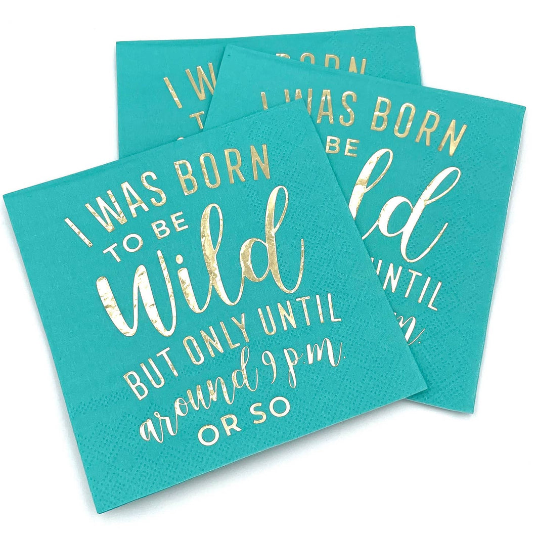 Born to Be Wild Cocktail Napkins