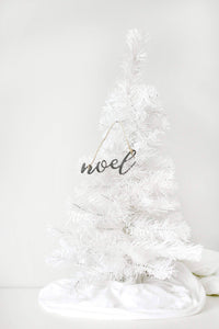 Metal Noel Tree Ornament