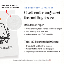 Load image into Gallery viewer, Lovebirds Greeting Card